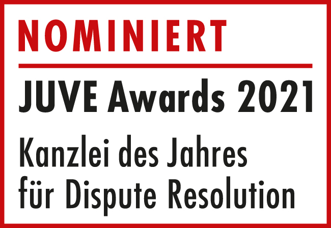 juve awards 2021 nominierte dispute resolution